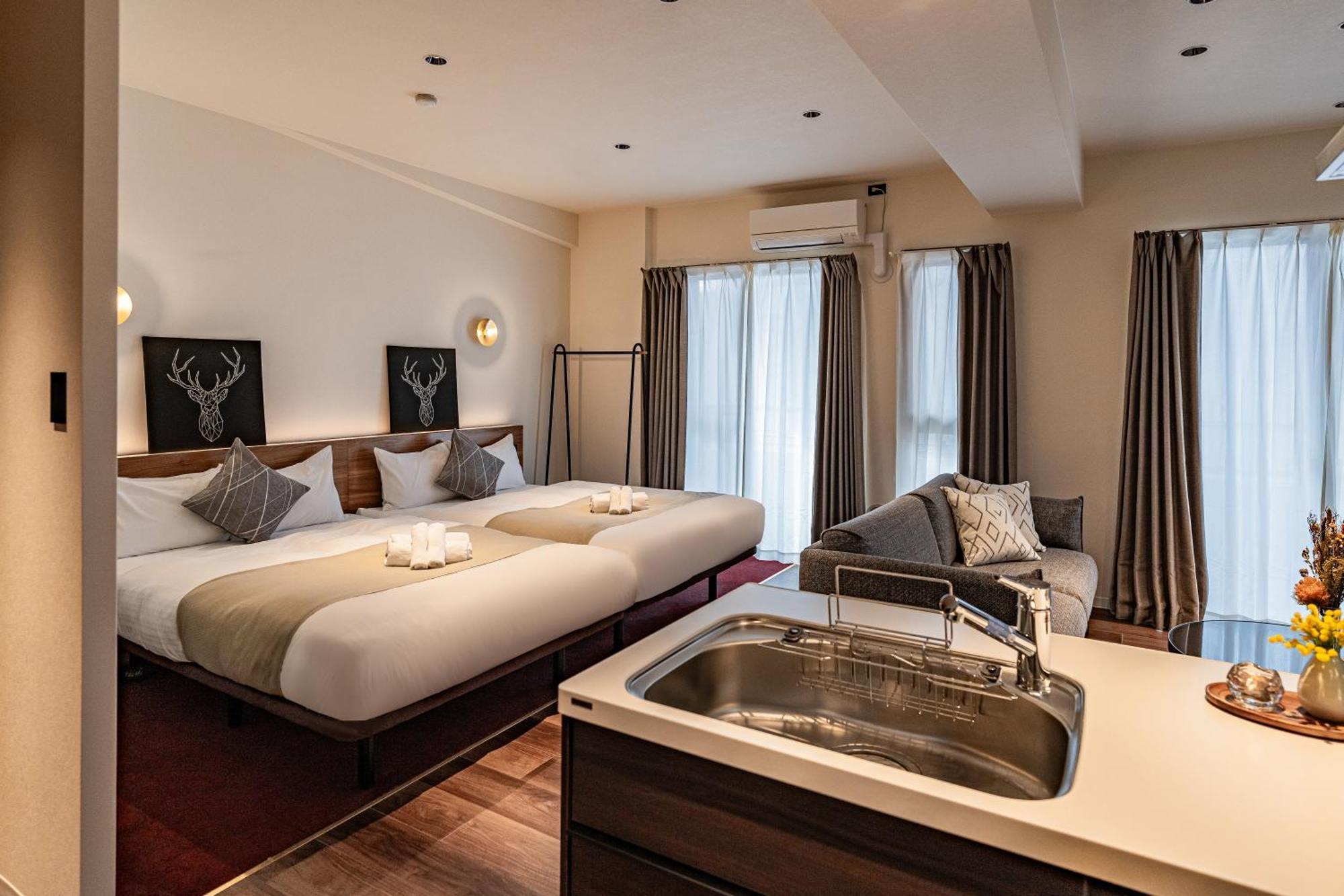 Apartment Hotel 11 Shinsaibashi Amemura أوساكا المظهر الخارجي الصورة