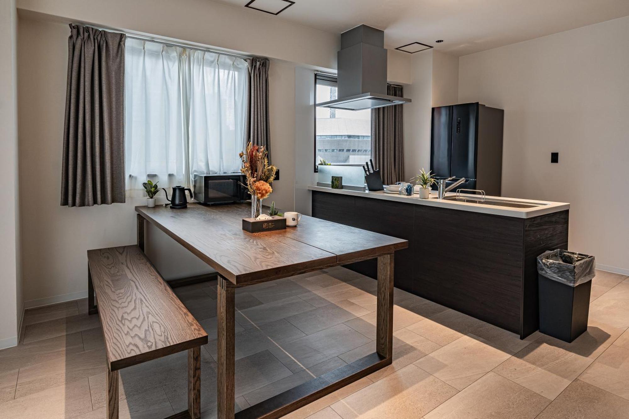 Apartment Hotel 11 Shinsaibashi Amemura أوساكا الغرفة الصورة