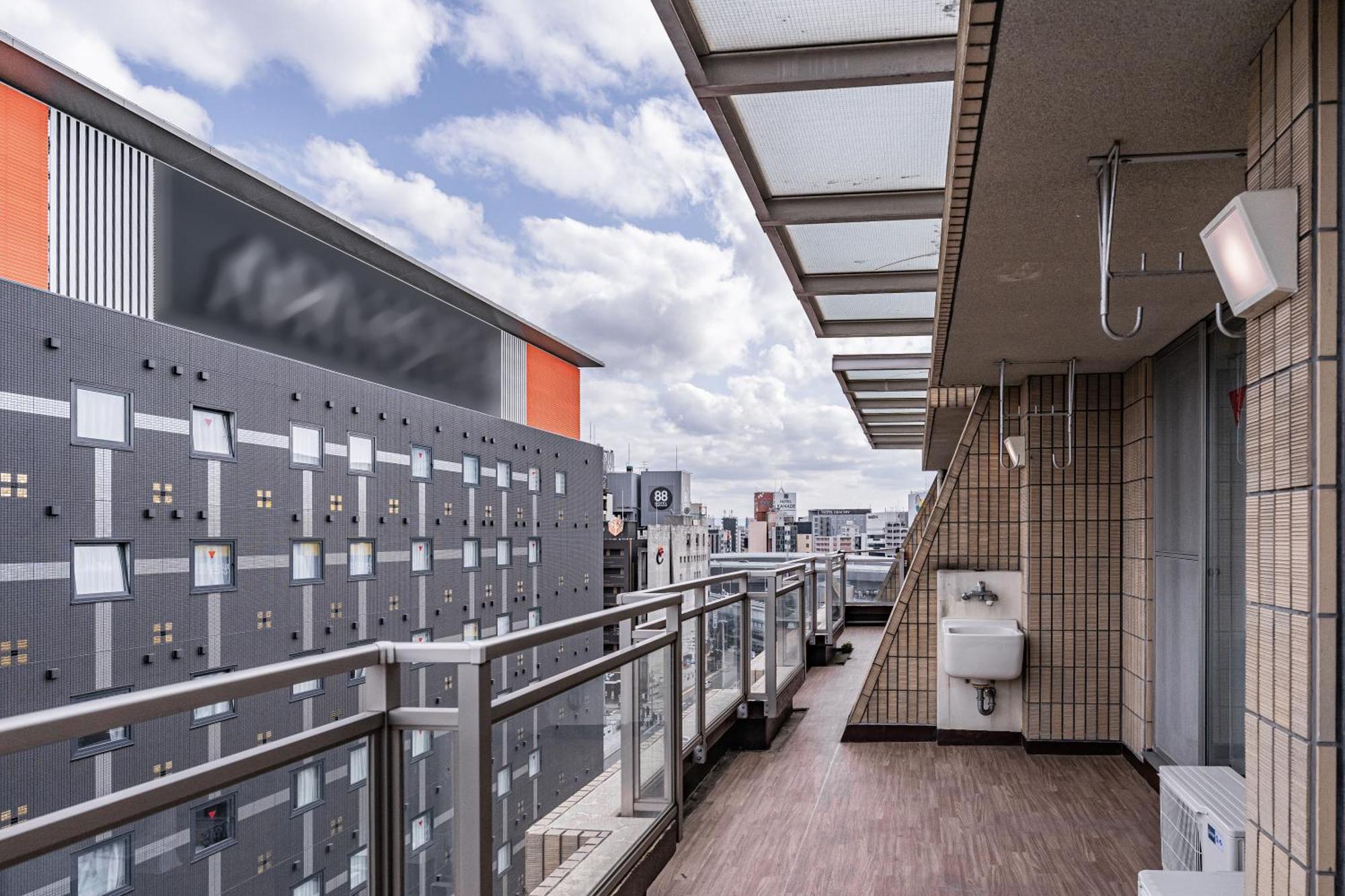 Apartment Hotel 11 Shinsaibashi Amemura أوساكا المظهر الخارجي الصورة
